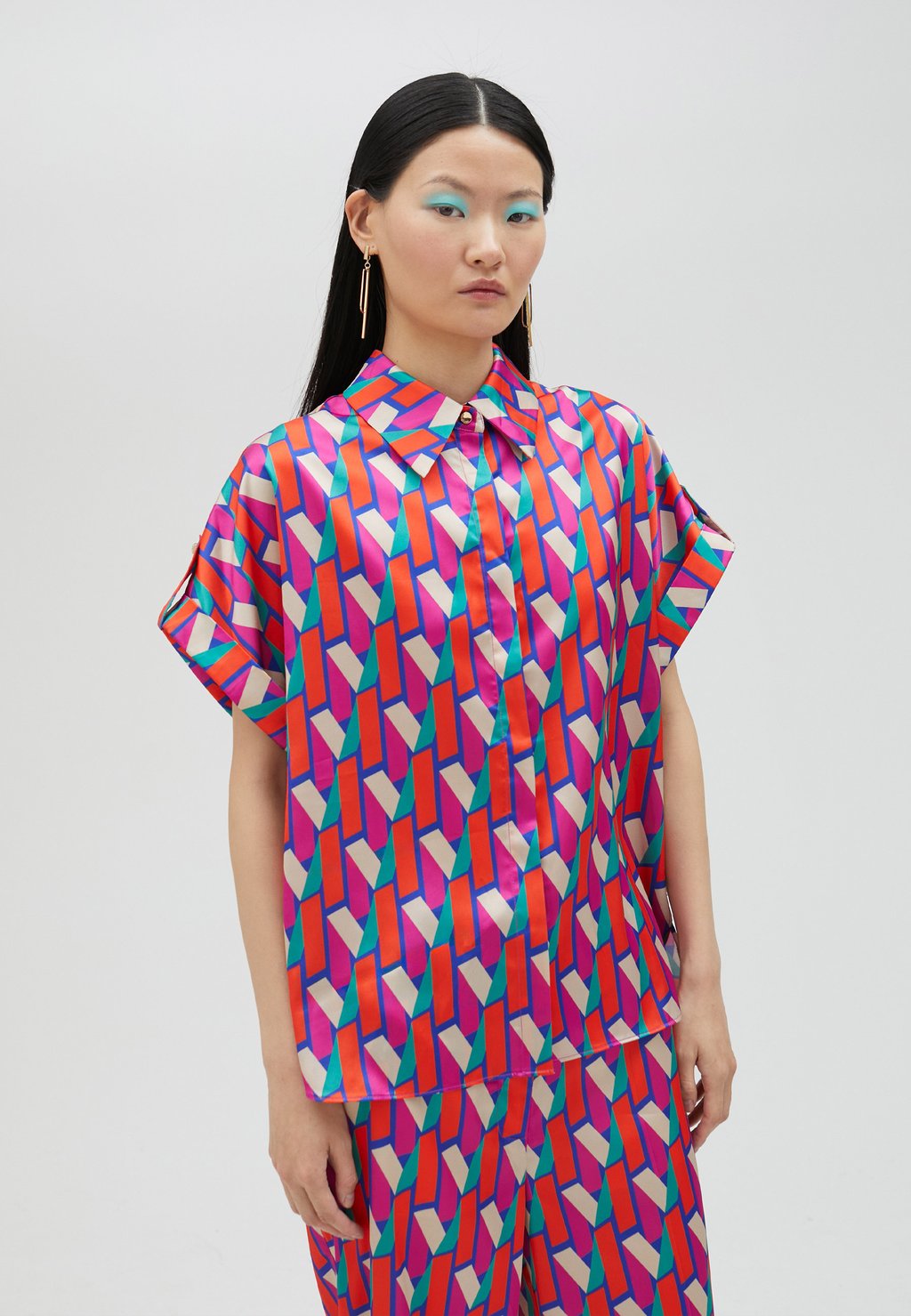 Блузка на пуговицах LOLA CASADEMUNT, фиолетовый
Блузка на пуговицах LOLA CASADEMUNT, фиолетовый