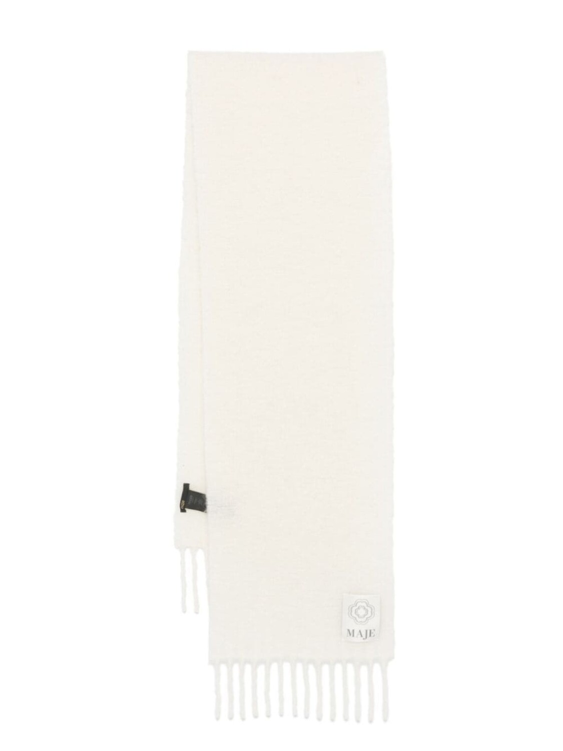 Maje шарф с бахромой, белый
Maje шарф с бахромой, белый