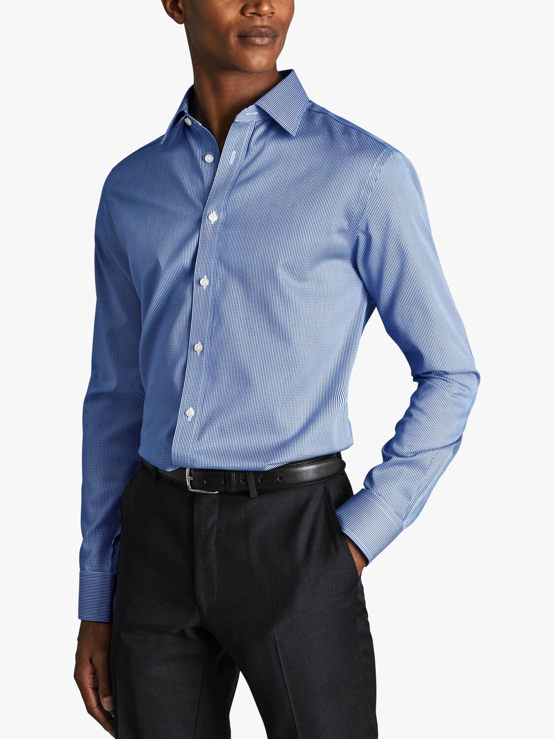 Рубашка приталенного кроя Charles Tyrwhitt с нежелезным узором Puppytooth, королевский цвет
Рубашка приталенного кроя Charles Tyrwhitt с нежелезным узором Puppytooth, королевский цвет