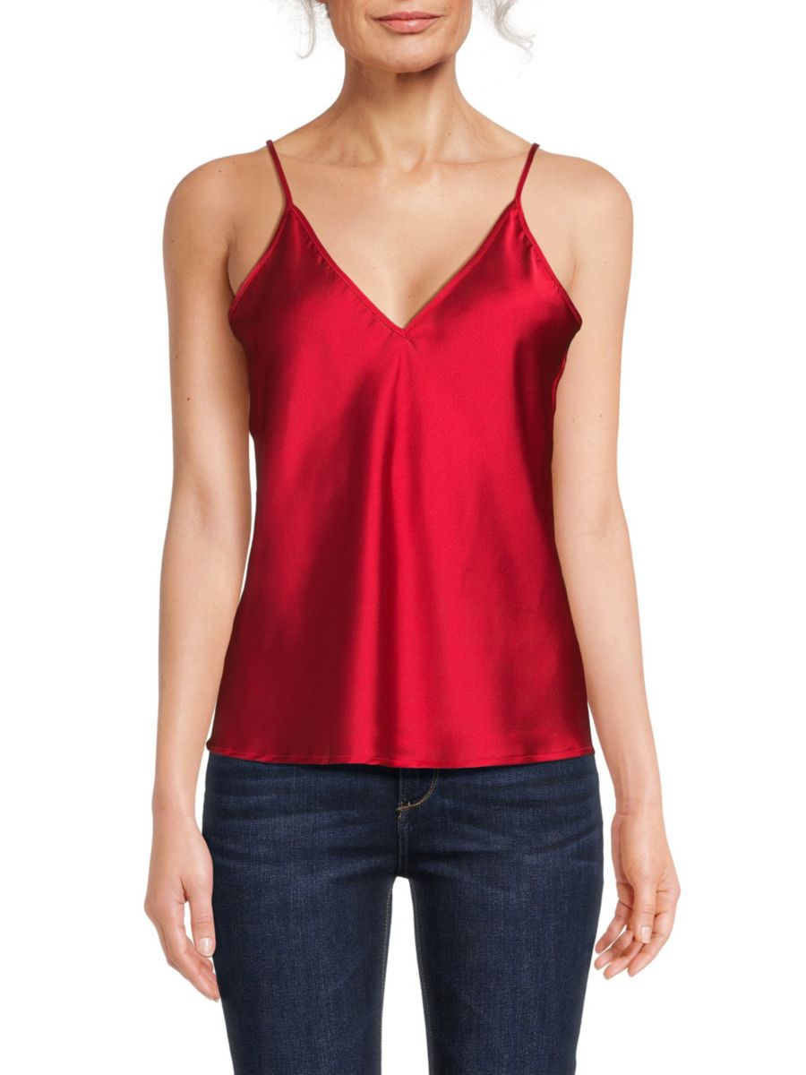 Атласный топ-комбинезон с V-образным вырезом Renee C., красный
Атласный топ-комбинезон с V-образным вырезом Renee C., красный