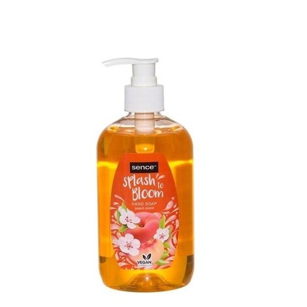 Мыло для рук Splash To Bloom Peach — освежающее мыло для рук с ароматом персика Sence
Мыло для рук Splash To Bloom Peach — освежающее мыло для рук с ароматом персика Sence