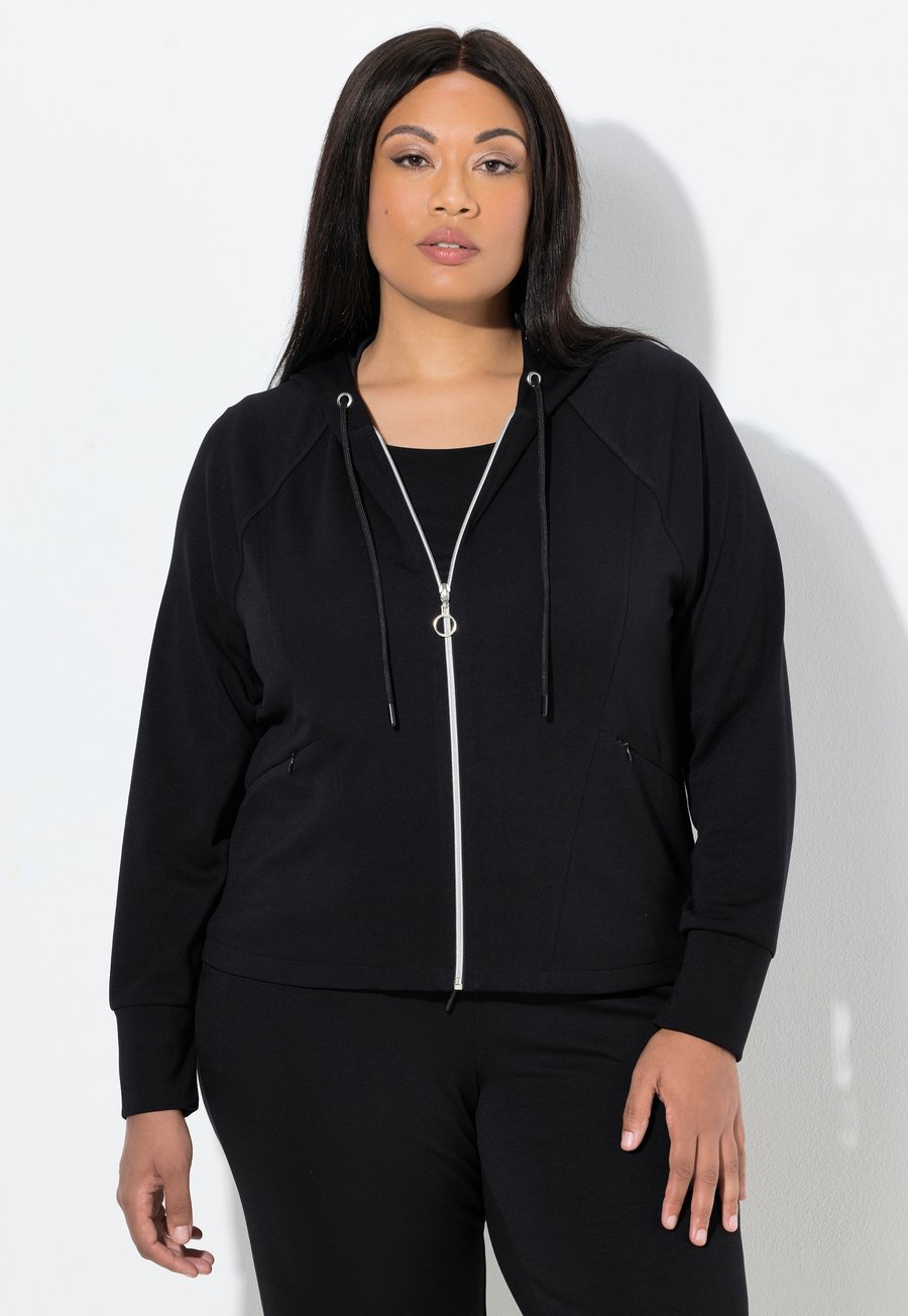 Толстовка Ulla Popken Zip-up sweatshirt, Black
Толстовка Ulla Popken Zip-up sweatshirt, Black