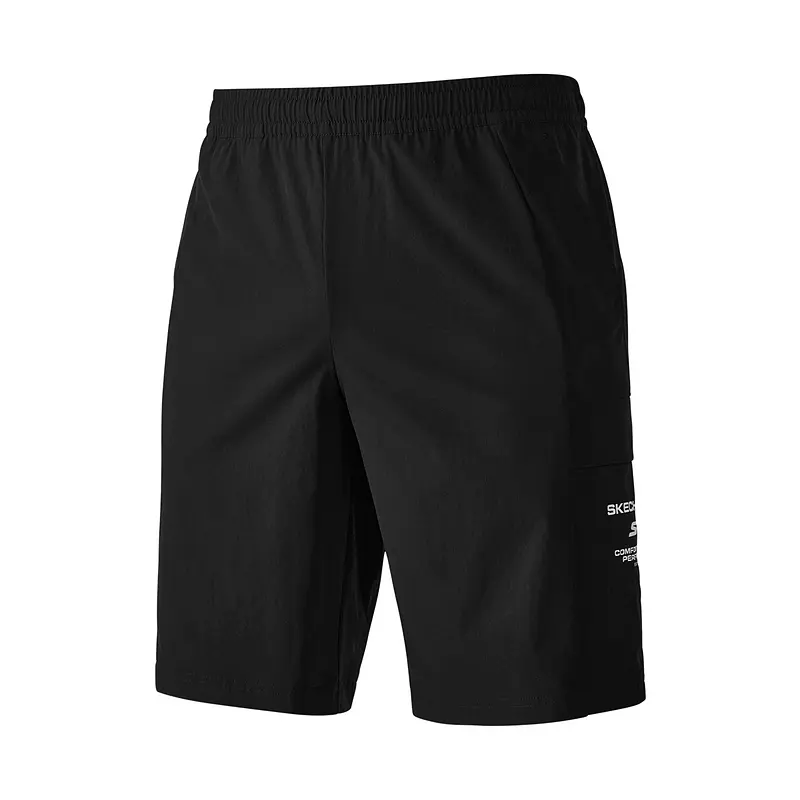 Повседневные шорты мужские угольно-черные Skechers 
Повседневные шорты мужские угольно-черные Skechers