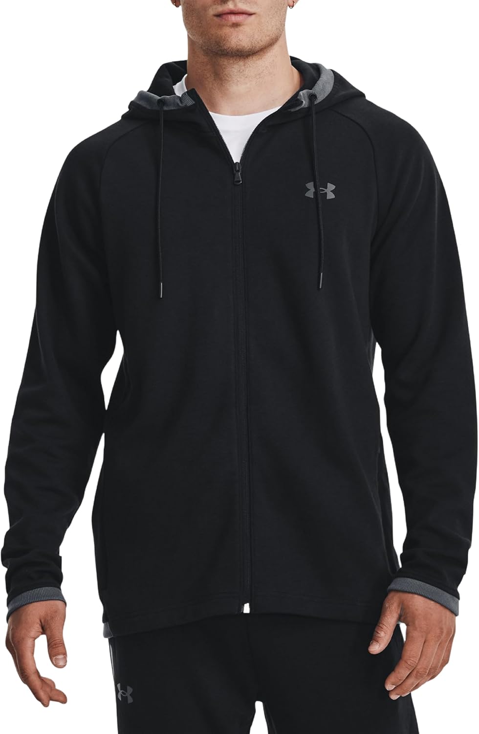 Толстовка Under Armour мужская, с капюшоном и молнией, из двойного трикотажа, Black/Pitch Gray - 001, Черный, Толстовка Under Armour мужская, с капюшоном и молнией, из двойного трикотажа, Black/Pitch Gray - 001
Толстовка Under Armour мужская, с капюшоном и молнией, из двойного трикотажа, Black/Pitch Gray - 001, Черный, Толстовка Under Armour мужская, с капюшоном и молнией, из двойного трикотажа, Black/Pitch Gray - 001
