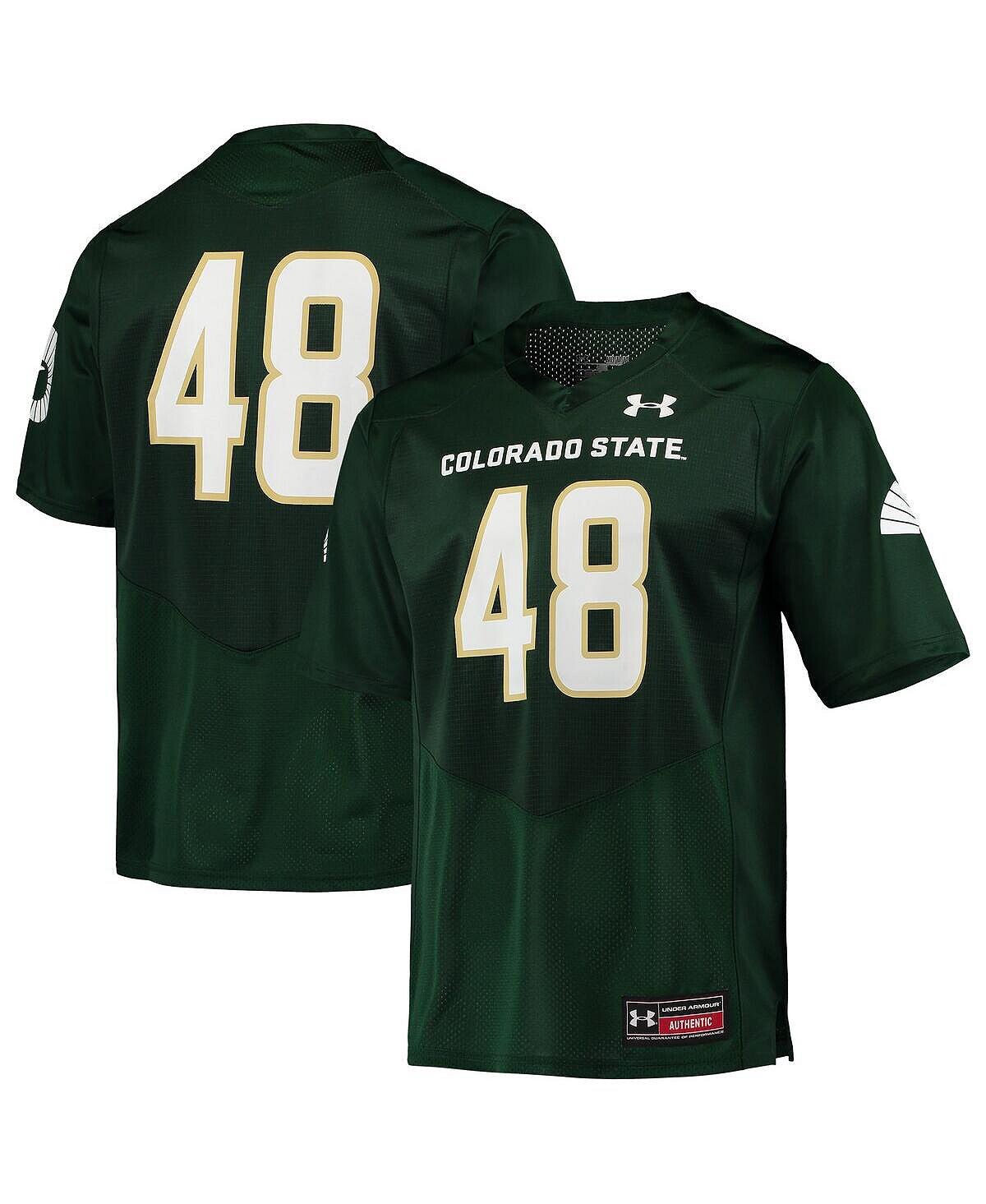 Мужская зеленая футбольная майка № 48 Colorado State Rams, реплика Under Armour
Мужская зеленая футбольная майка № 48 Colorado State Rams, реплика Under Armour