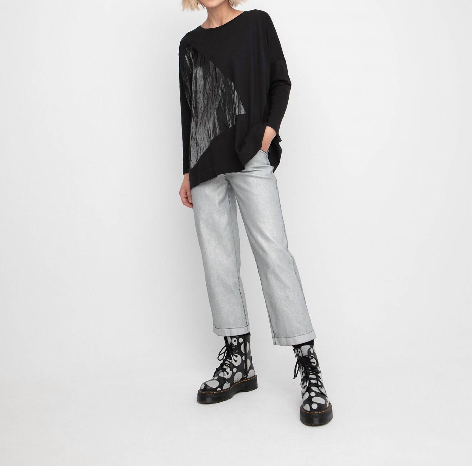 Укороченные джинсы серебристого цвета Ozai N Ku, серебряный
Укороченные джинсы серебристого цвета Ozai N Ku, серебряный