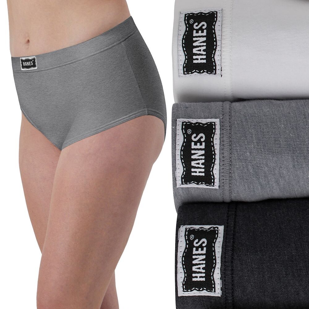 Женские винтажные трусы Hanes Originals Ultimate из трех комплектов — 45VOBF, цвет Gray White
Женские винтажные трусы Hanes Originals Ultimate из трех комплектов — 45VOBF, цвет Gray White