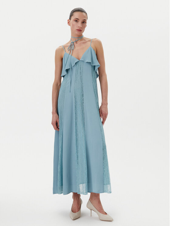 Летнее платье стандартный крой 251TP2412 Twinset, синий
Летнее платье стандартный крой 251TP2412 Twinset, синий