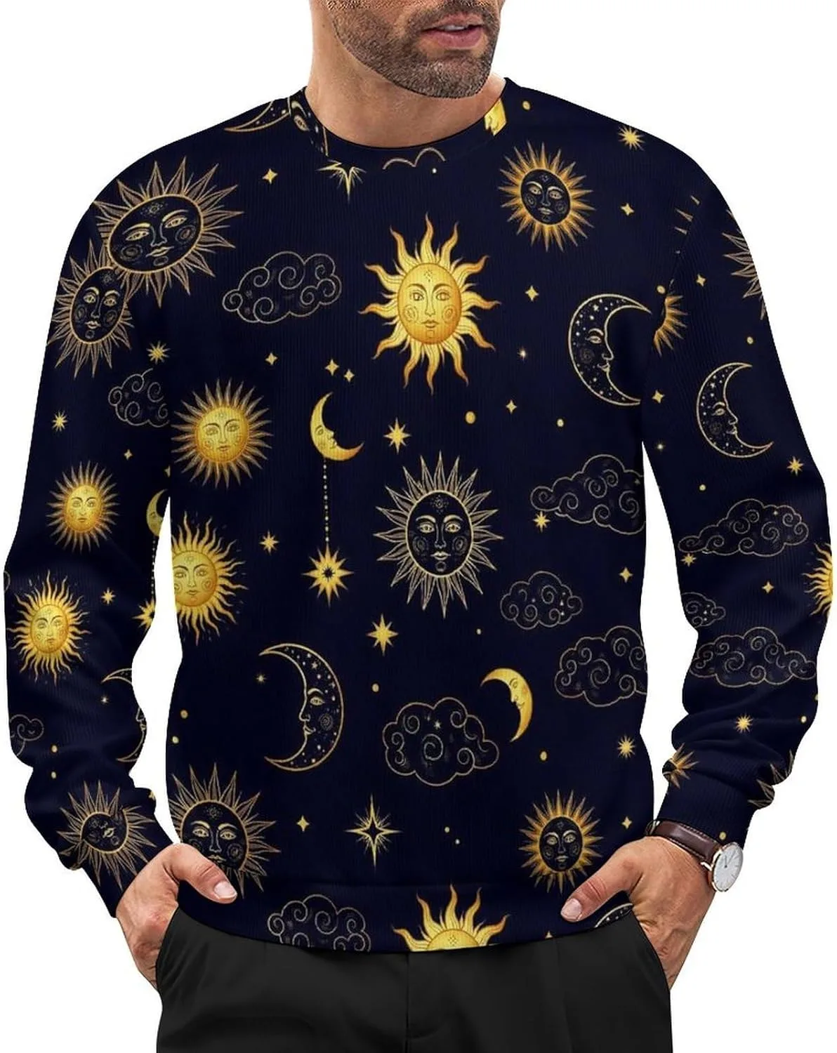 Мужской лонгслив с круглым вырезом SEBNATAL
Мужской лонгслив с круглым вырезом SEBNATAL