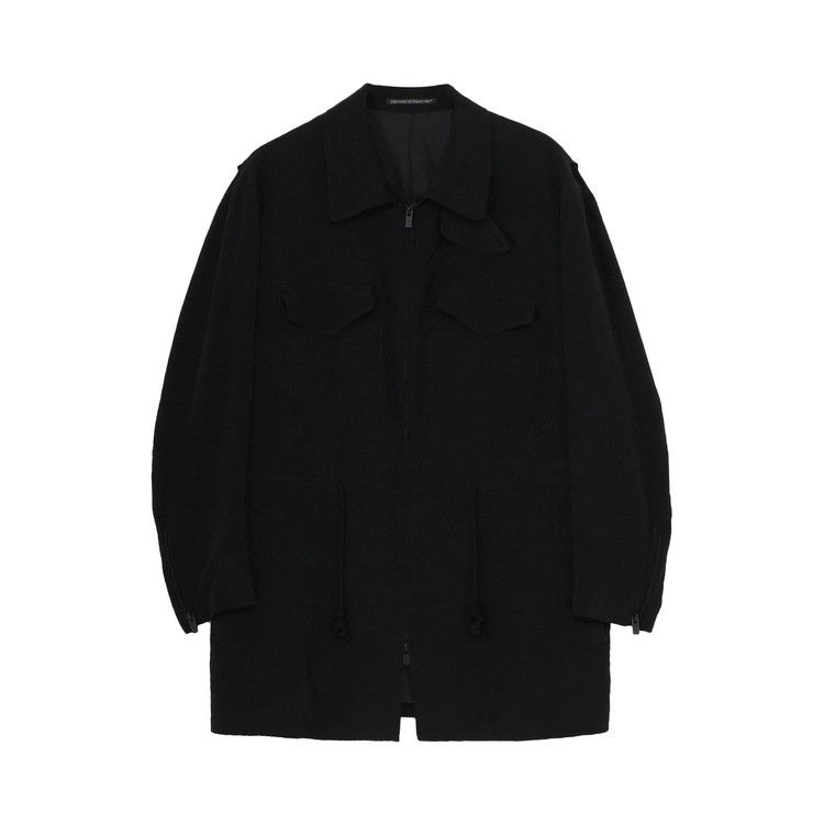 Блузон Yohji Yamamoto Pour Homme Tuxedo Blouson With Waist String, Black 
Блузон Yohji Yamamoto Pour Homme Tuxedo Blouson With Waist String, Black