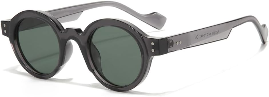 Круглые солнцезащитные очки для мужчин в стиле панк, двухцветные, с защитой от УФ-излучения UV400, ретро-стиль, с заклепками, женские солнцезащитные очки с прозрачными линзами и оправой generic, Grey
Круглые солнцезащитные очки для мужчин в стиле панк, двухцветные, с защитой от УФ-излучения UV400, ретро-стиль, с заклепками, женские солнцезащитные очки с прозрачными линзами и оправой generic, Grey