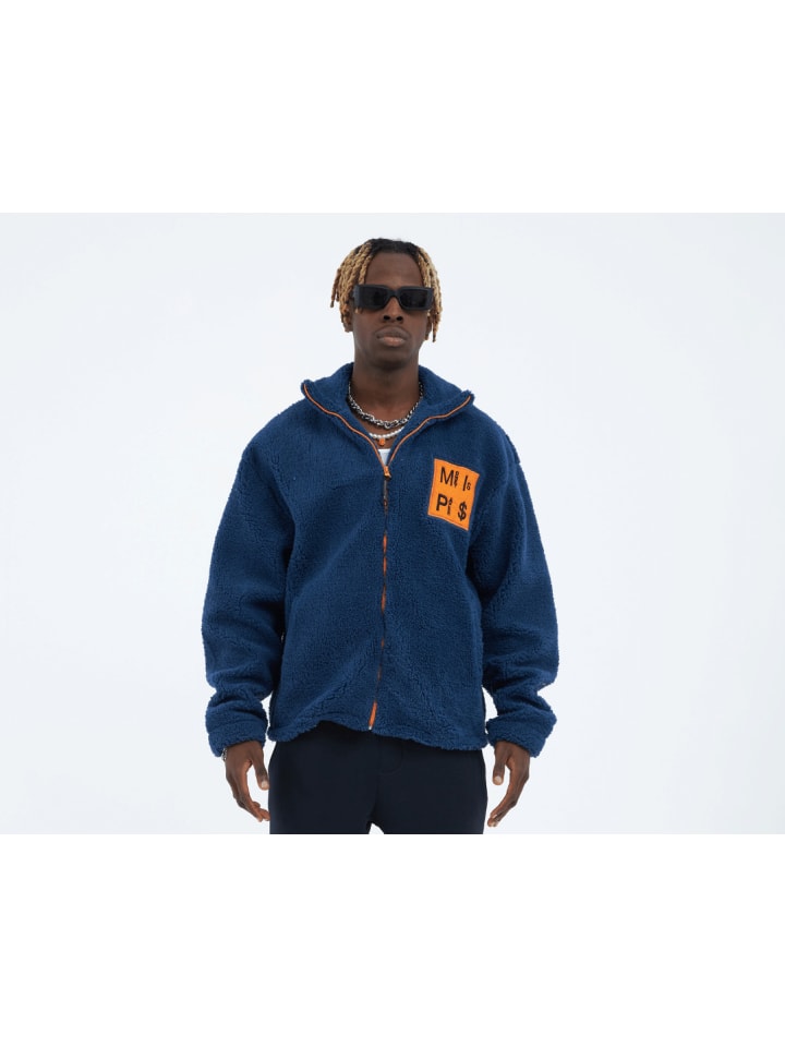 Флисовая куртка Money Oversize темно-синего цвета Megaman
Флисовая куртка Money Oversize темно-синего цвета Megaman