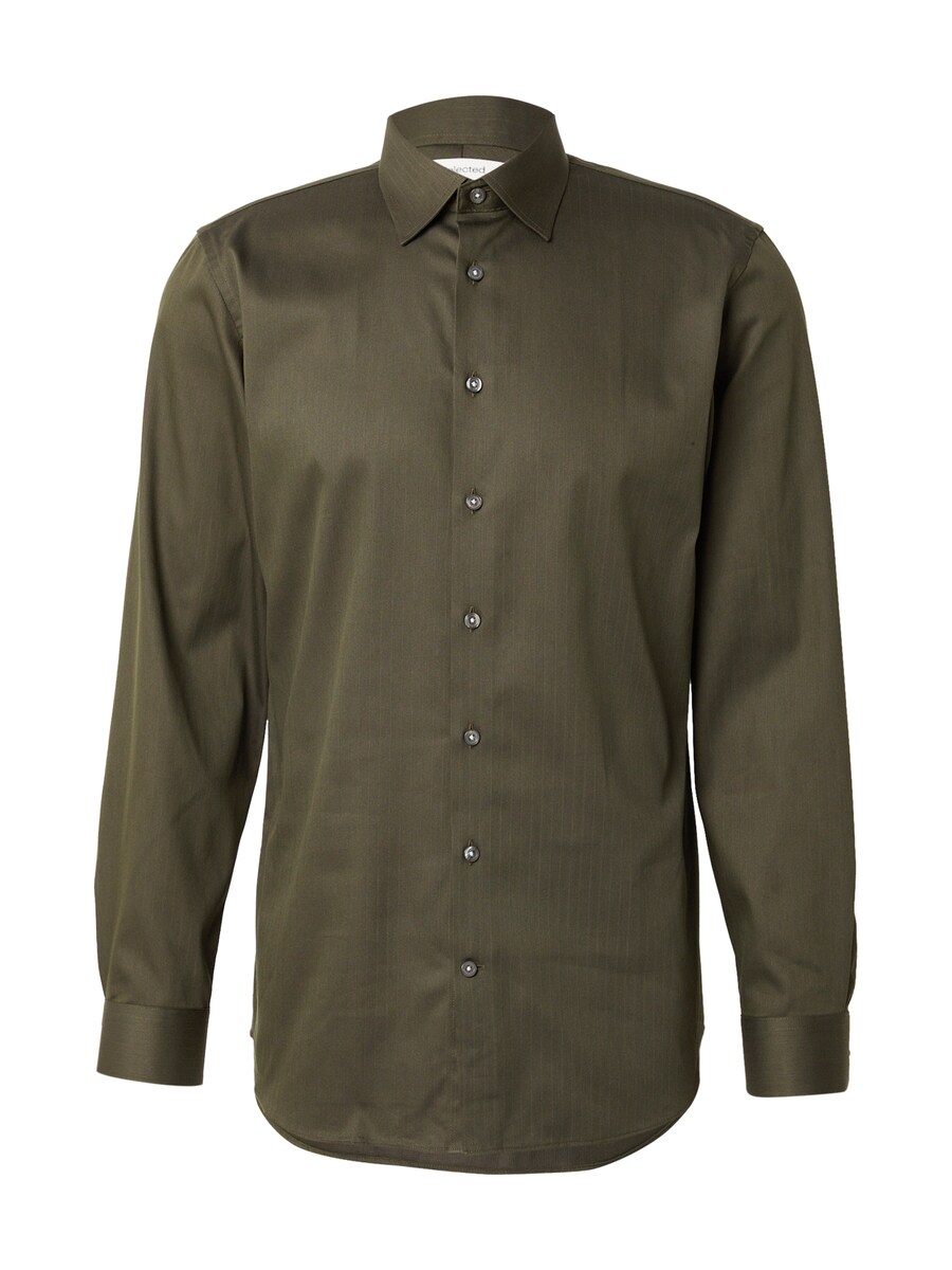 Рубашка Slim Fit на пуговицах SELECTED, оливковый
Рубашка Slim Fit на пуговицах SELECTED, оливковый