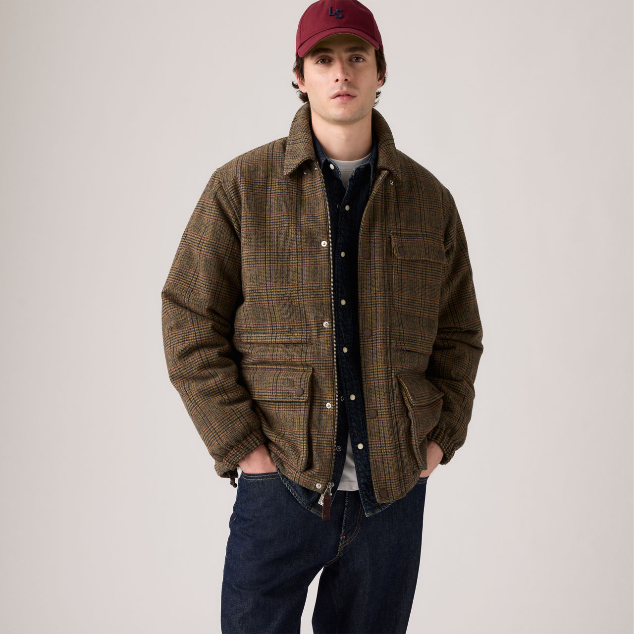 Утепленная куртка Wells Utility Levi's, Jace Plaid Bracken - Brown
Утепленная куртка Wells Utility Levi's, Jace Plaid Bracken - Brown