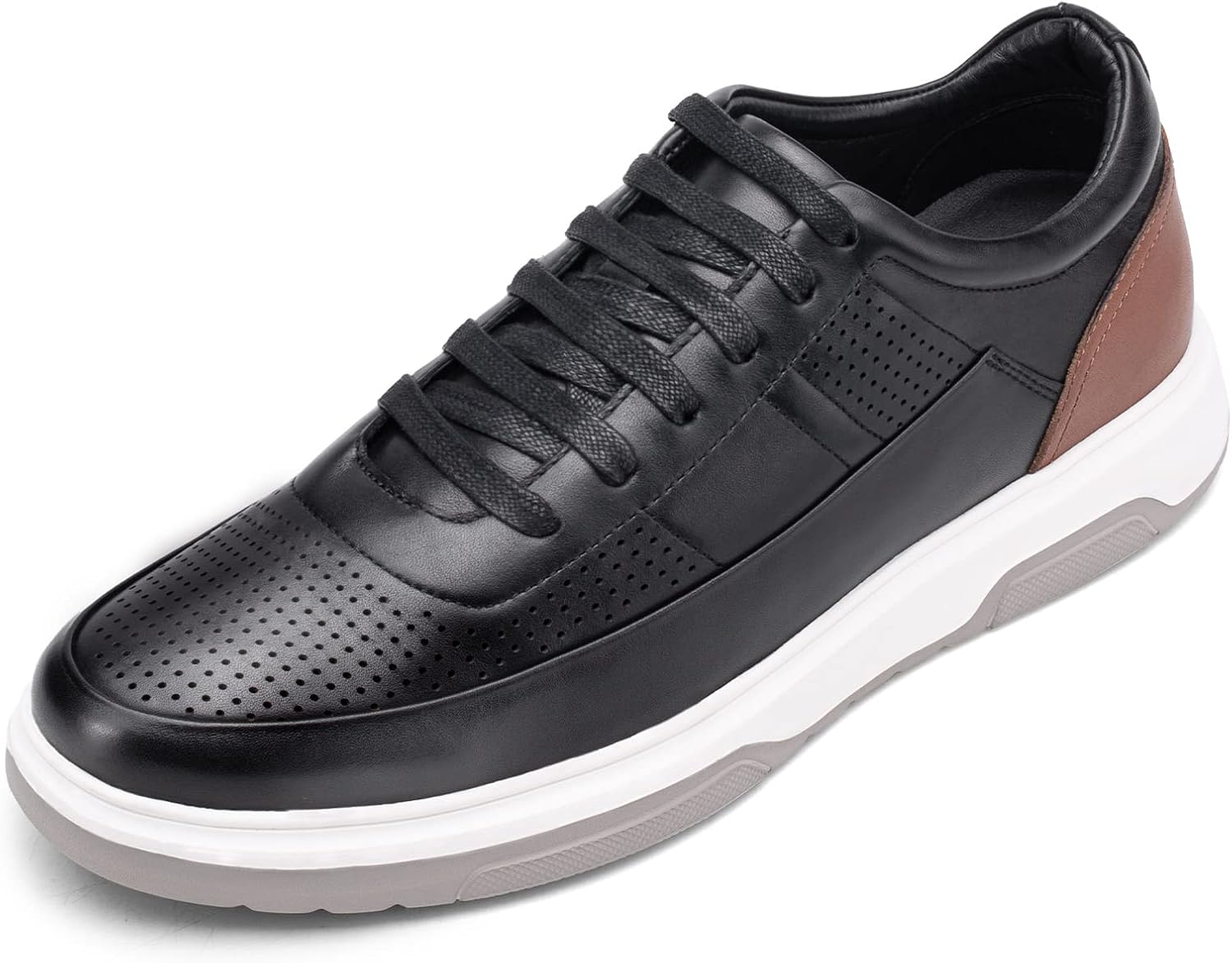 Мужские кроссовки CHAMARIPA с увеличением роста - встроенная индивидуальная стелька - дышащая телячья кожа для ношения весь день - деловые повседневные и дерби с эффектом лифта - увеличение роста на 5-8 см, черный
Мужские кроссовки CHAMARIPA с увеличением роста - встроенная индивидуальная стелька - дышащая телячья кожа для ношения весь день - деловые повседневные и дерби с эффектом лифта - увеличение роста на 5-8 см, черный