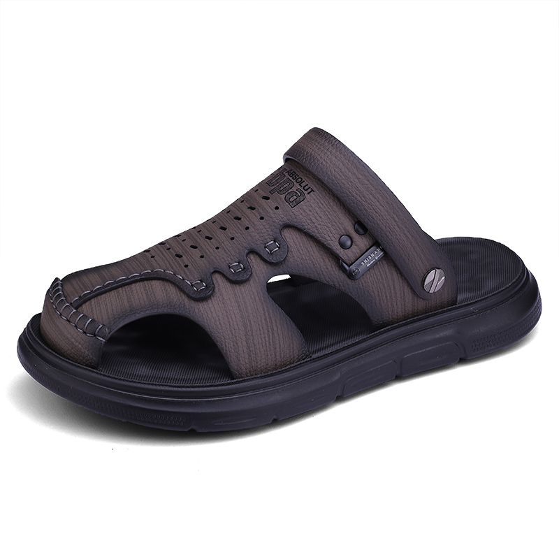 LONGYING Мужские пляжные сандалии коричневые, цвет Brown 
LONGYING Мужские пляжные сандалии коричневые, цвет Brown