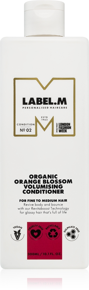 Органический кондиционер для объема с цветками апельсина Label.M, 300 мл
Органический кондиционер для объема с цветками апельсина Label.M, 300 мл