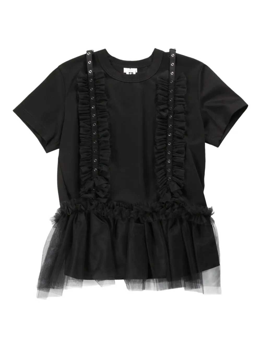 Футболка с тюлевой отделкой Noir Kei Ninomiya, черный
Футболка с тюлевой отделкой Noir Kei Ninomiya, черный