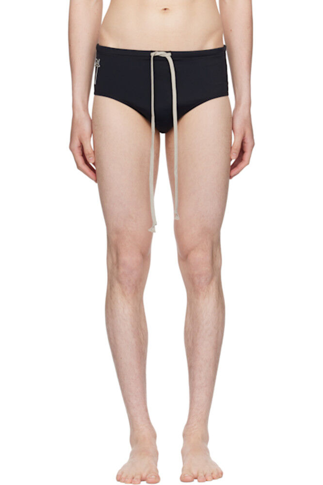 Плавки-шорты Champion Edition из джерси черного цвета Rick Owens 
Плавки-шорты Champion Edition из джерси черного цвета Rick Owens