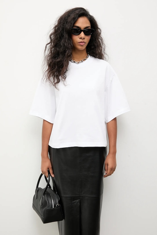 Хлопковая футболка Answear.LAB, белый
Хлопковая футболка Answear.LAB, белый