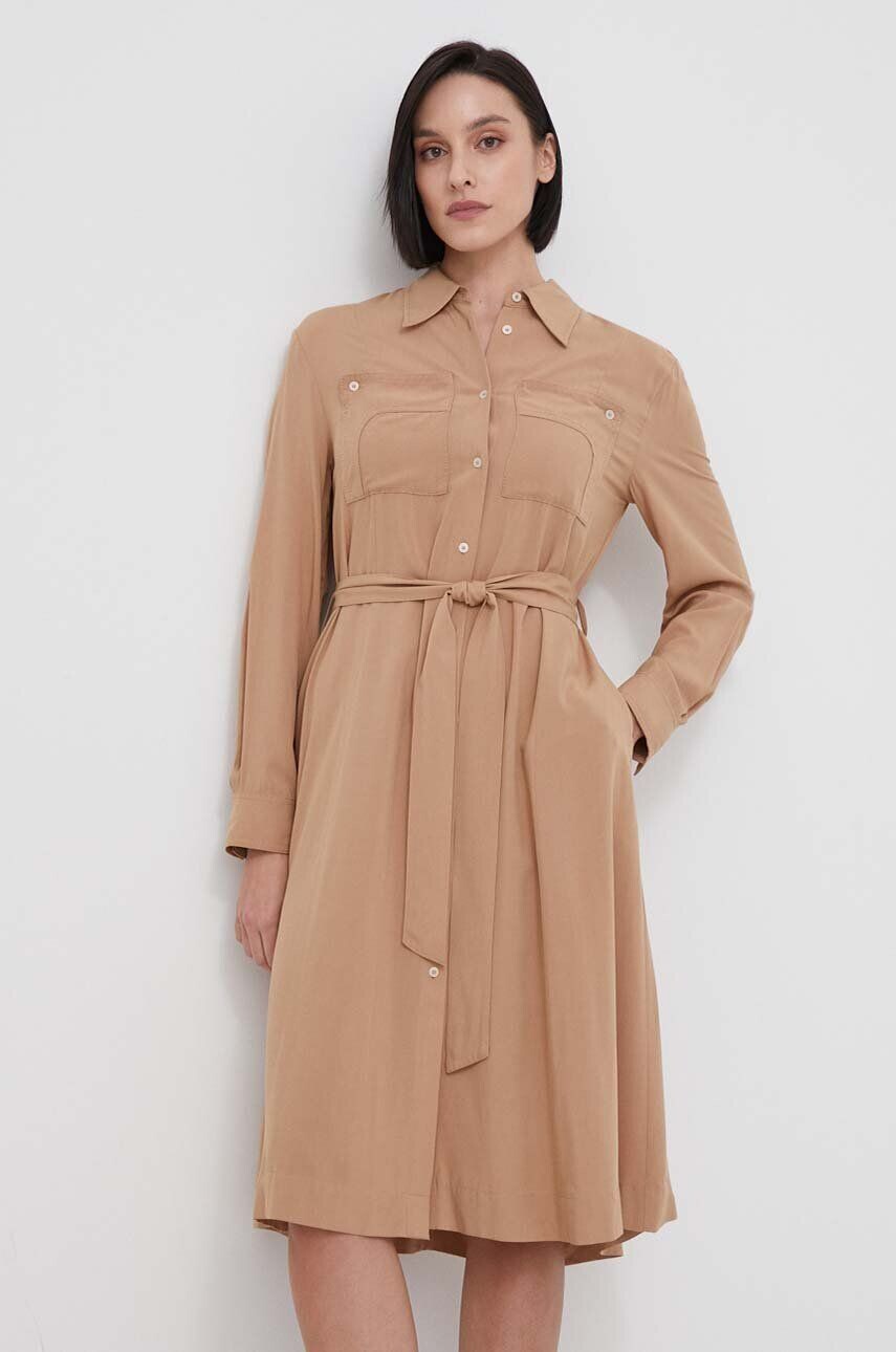Платье United Colors of Benetton, бежевый
Платье United Colors of Benetton, бежевый