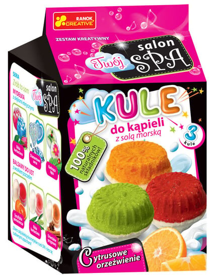 Бомбочки для ванны - сделай сам, Цитрусовое освежение, креативный набор, Ranok-Creative
Бомбочки для ванны - сделай сам, Цитрусовое освежение, креативный набор, Ranok-Creative