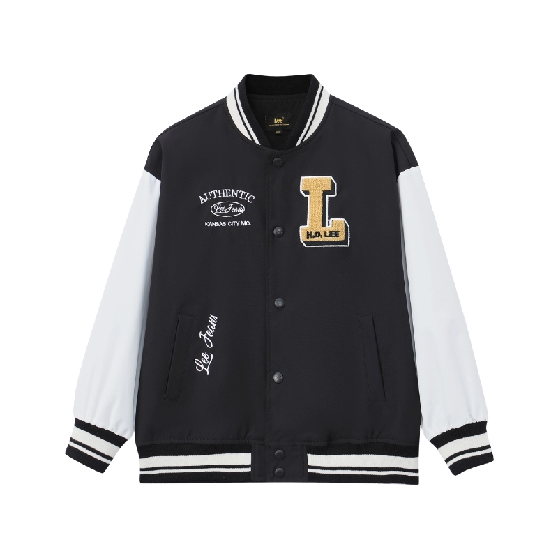 Бейсбольная куртка для подростков Lee, черный
Бейсбольная куртка для подростков Lee, черный