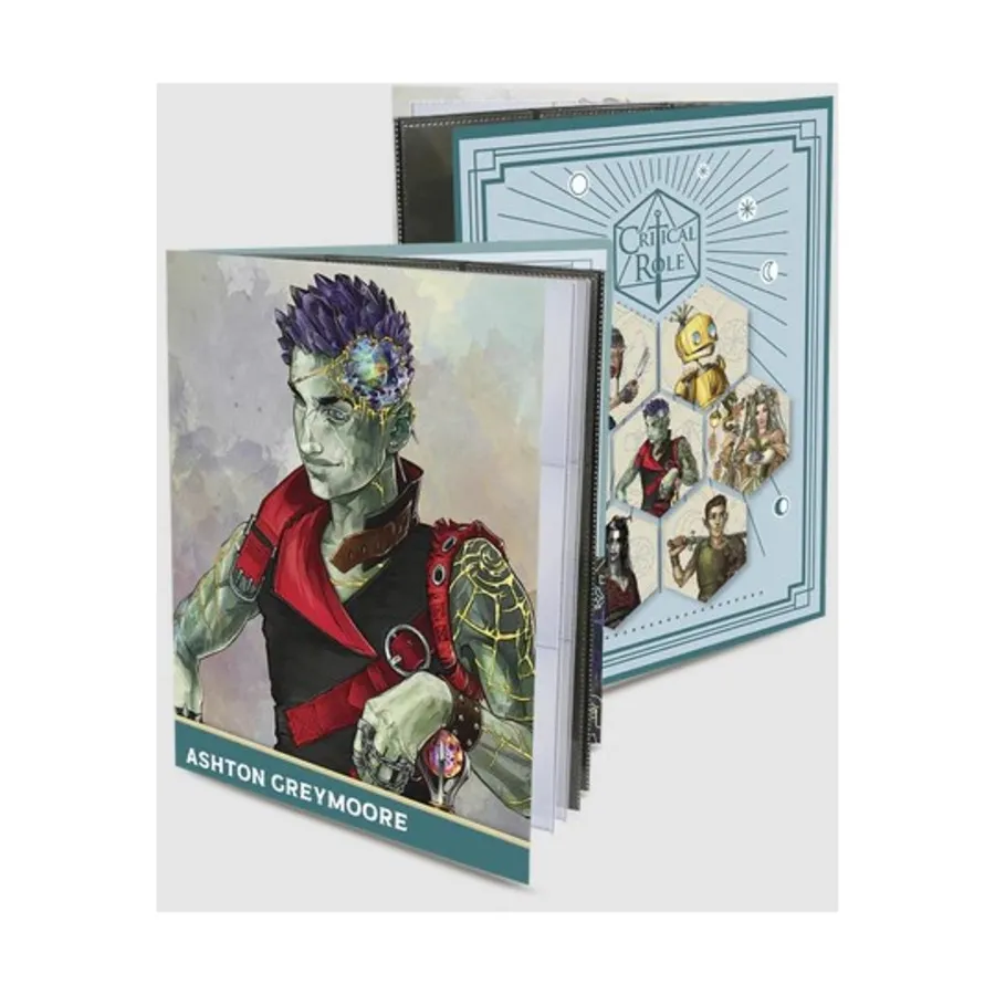 Фолио с персонажами и наклейками — Bells Hells Эштон Греймур, Official Critical Role
Фолио с персонажами и наклейками — Bells Hells Эштон Греймур, Official Critical Role