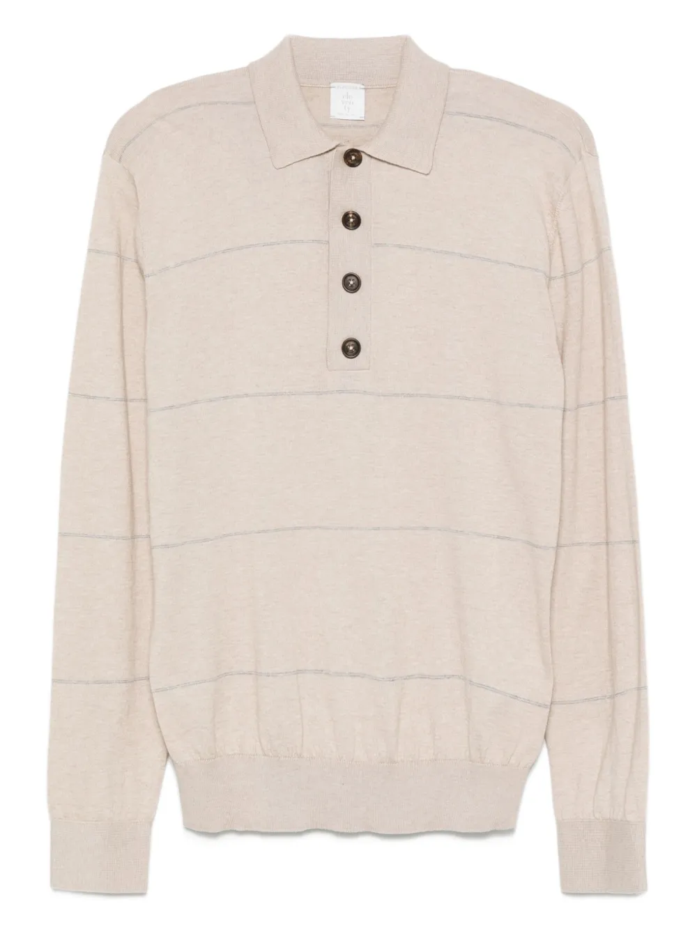 Полосатая рубашка-поло с длинными рукавами Eleventy, нейтральный
Полосатая рубашка-поло с длинными рукавами Eleventy, нейтральный