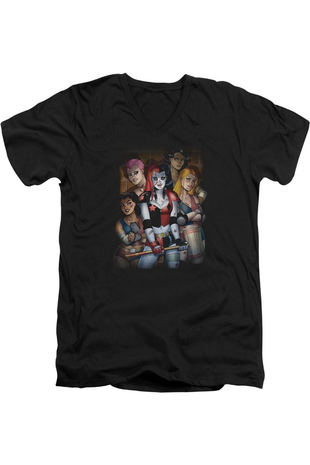 Футболка Batman Bad Girls с коротким рукавом и V-образным вырезом для взрослых из хлопка премиум-класса Gildan, черный
Футболка Batman Bad Girls с коротким рукавом и V-образным вырезом для взрослых из хлопка премиум-класса Gildan, черный