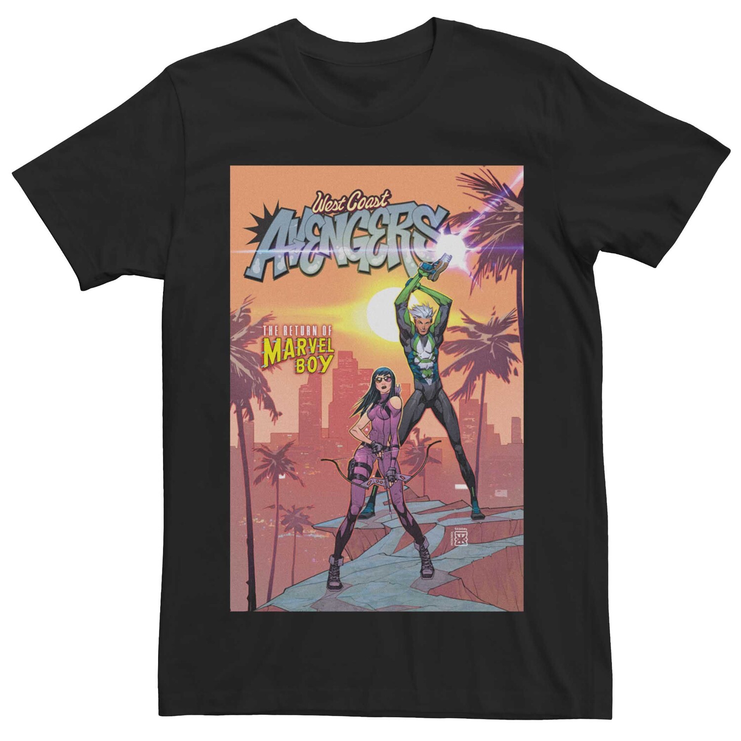 Мужская футболка с обложкой комиксов Marvel West Coast Avengers Marvel Boy Licensed Character
Мужская футболка с обложкой комиксов Marvel West Coast Avengers Marvel Boy Licensed Character