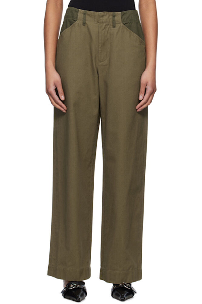 Длинные брюки цвета хаки Banks rag & bone
Длинные брюки цвета хаки Banks rag & bone