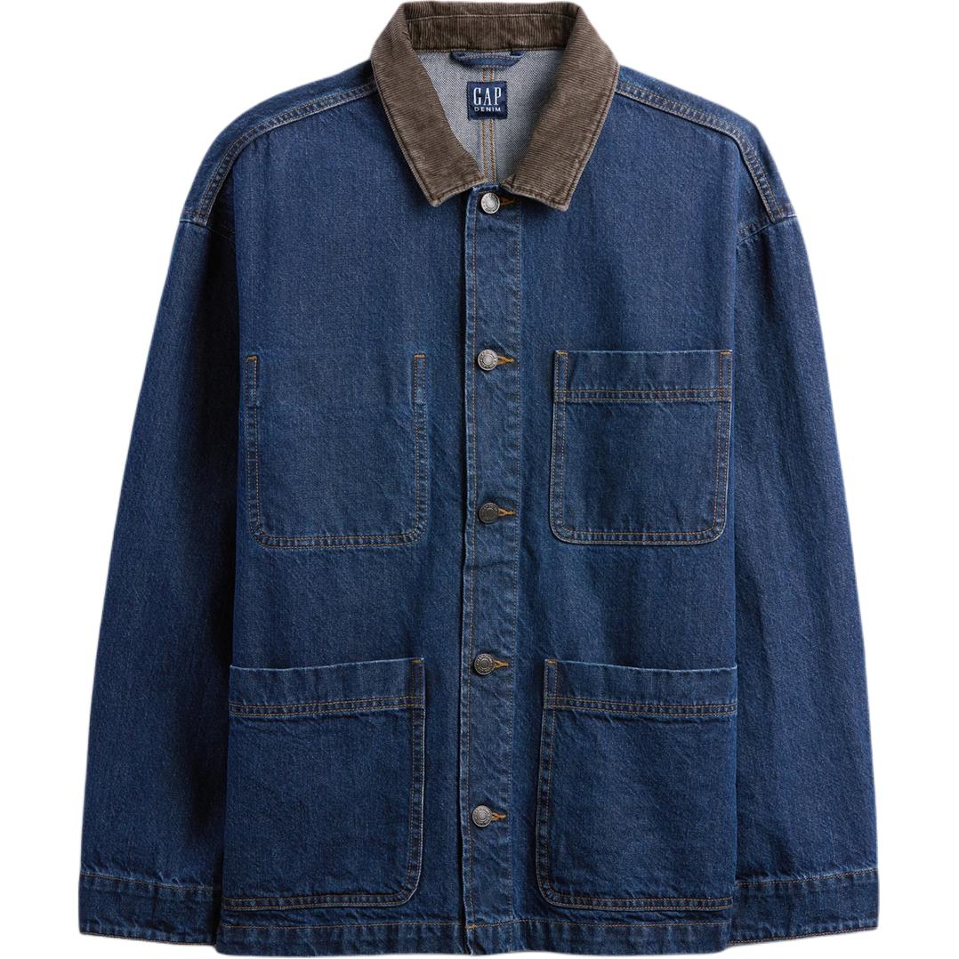 GAP Куртка мужская темная потертая, Dark Color Washed
GAP Куртка мужская темная потертая, Dark Color Washed