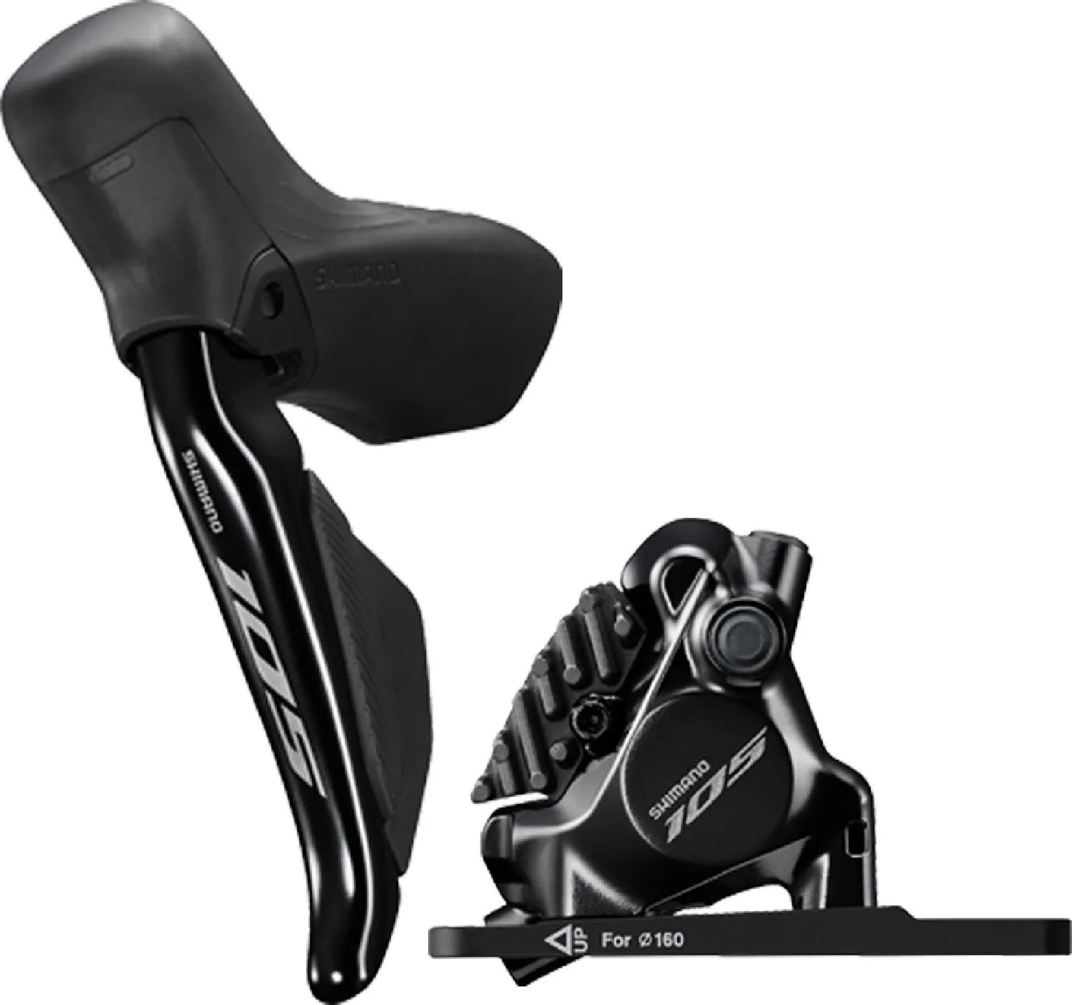 105 ST-R7170 Di2 Передний гидравлический дисковый тормоз с манеткой Shimano, None 
105 ST-R7170 Di2 Передний гидравлический дисковый тормоз с манеткой Shimano, None