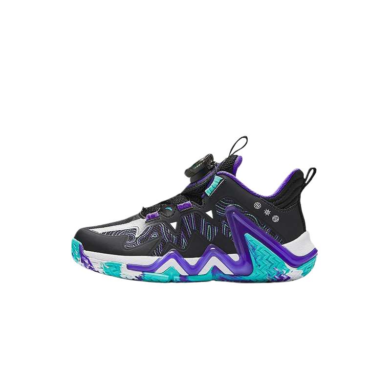 Противоскользящие амортизаторы с износостойкими свойствами. Детские баскетбольные кроссовки. Antakids, черный/серебряный/фиолетовый
Противоскользящие амортизаторы с износостойкими свойствами. Детские баскетбольные кроссовки. Antakids, черный/серебряный/фиолетовый