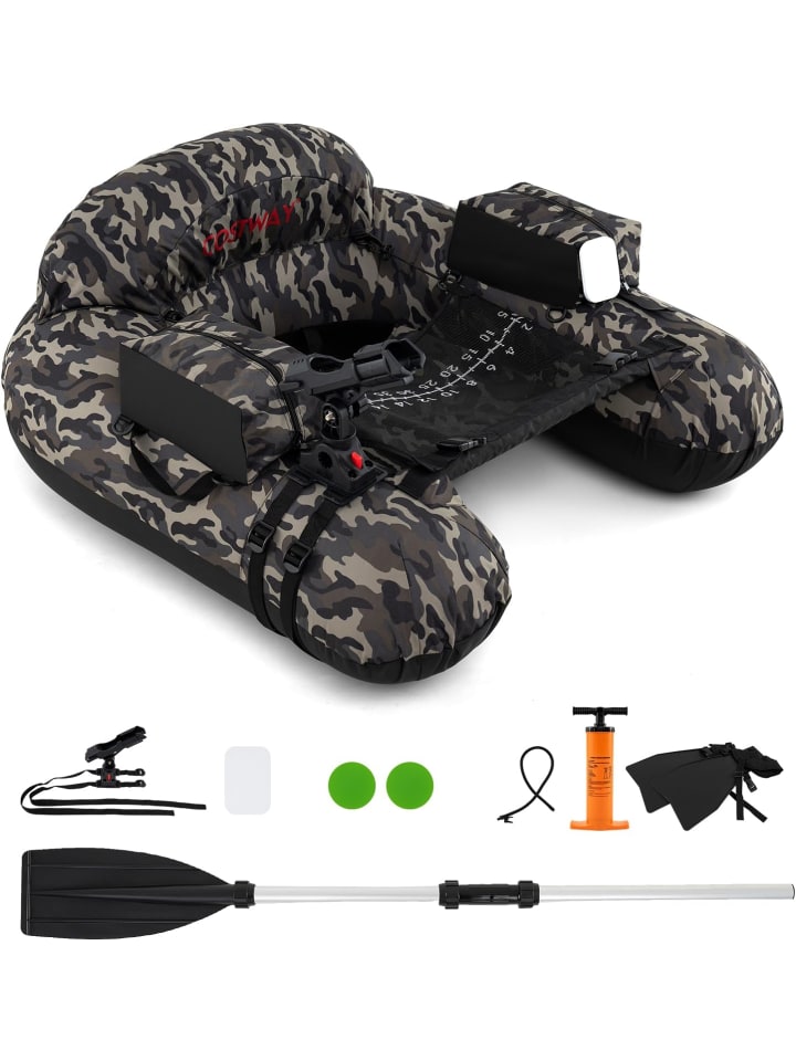 COSTWAY Надувная лодка с регулируемым держателем для удочки (другое)
COSTWAY Надувная лодка с регулируемым держателем для удочки (другое)