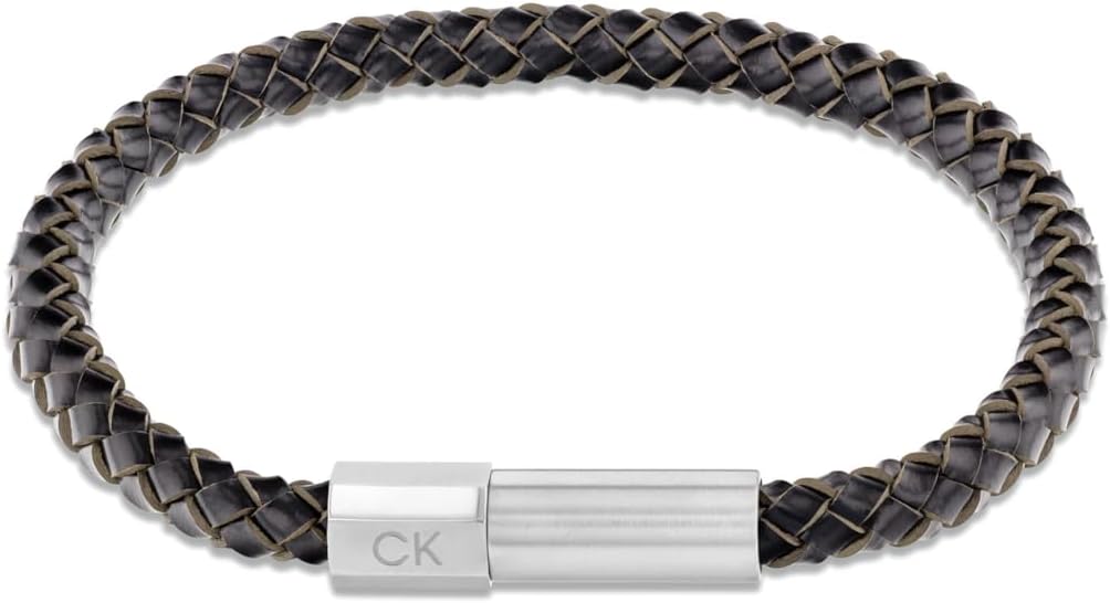 Коллекция мужских ювелирных изделий Calvin Klein Industrial Facets - кожаный плетеный браслет с регулируемой магнитной застежкой - модный ювелирный аксессуар премиум-класса - подарок для него, Black-Silver
Коллекция мужских ювелирных изделий Calvin Klein Industrial Facets - кожаный плетеный браслет с регулируемой магнитной застежкой - модный ювелирный аксессуар премиум-класса - подарок для него, Black-Silver