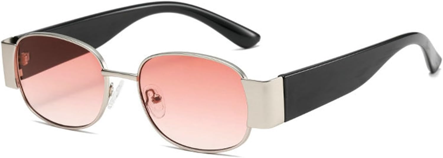 Женские винтажные овальные солнцезащитные очки в стиле панк от Helena, модные градиентные зеркальные очки с защитой от УФ-излучения UV400, мужские двухцветные очки S68, C8
Женские винтажные овальные солнцезащитные очки в стиле панк от Helena, модные градиентные зеркальные очки с защитой от УФ-излучения UV400, мужские двухцветные очки S68, C8