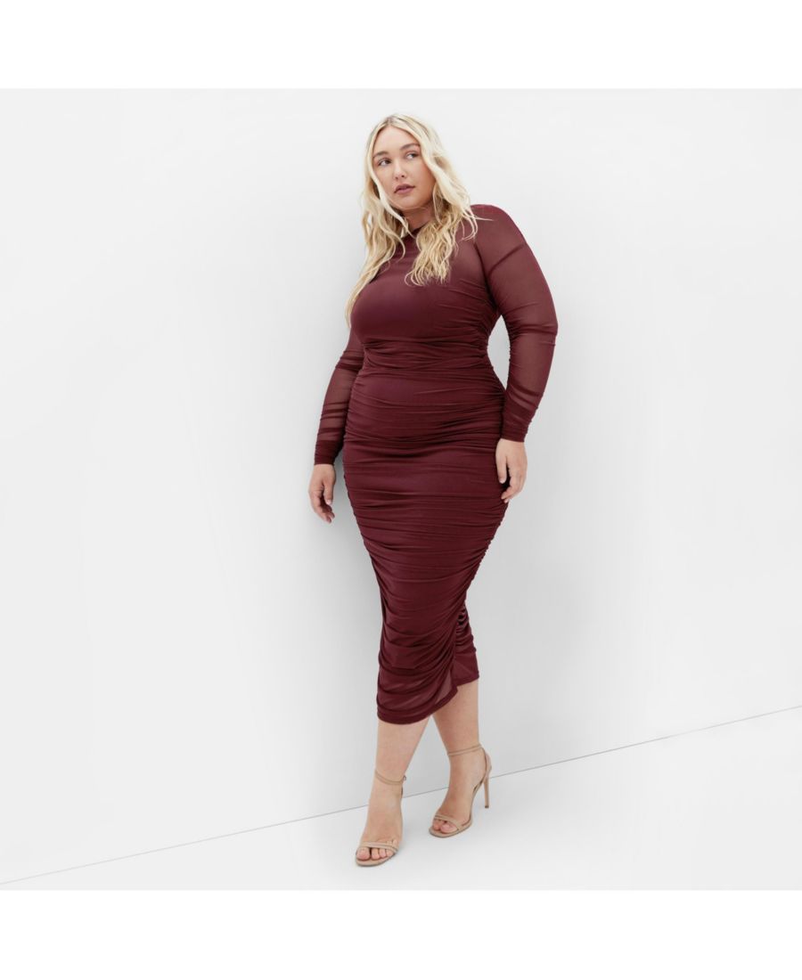 Юбка Livia больших размеров CITY CHIC, Choc cherry
Юбка Livia больших размеров CITY CHIC, Choc cherry