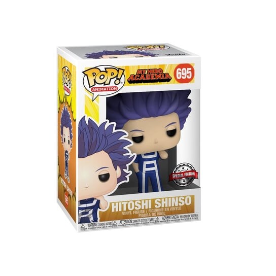 Funko POP! Аниме, коллекционная фигурка, Моя Геройская Академия, Хитоши Шинсо, Специальное издание
Funko POP! Аниме, коллекционная фигурка, Моя Геройская Академия, Хитоши Шинсо, Специальное издание