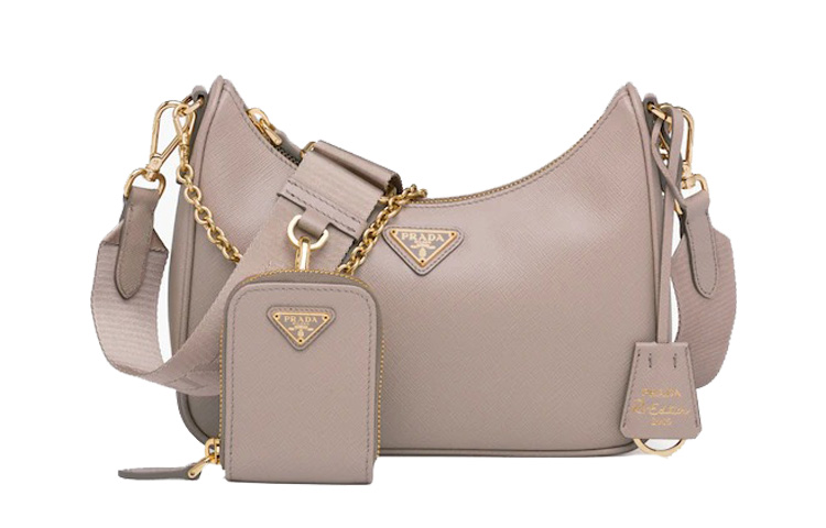 PRADA Сумка хобо из зерненой кожи наплечная женская в цвете водяной лилии
PRADA Сумка хобо из зерненой кожи наплечная женская в цвете водяной лилии