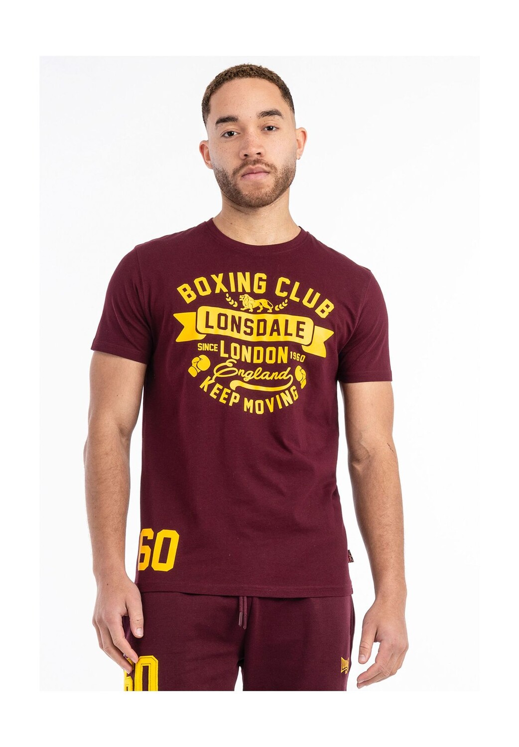 Мужская футболка обычного кроя GRUTING LONSDALE, цвет Oxblood/yellow
Мужская футболка обычного кроя GRUTING LONSDALE, цвет Oxblood/yellow