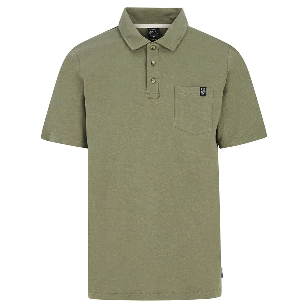 Поло с коротким рукавом Protest Charles, зеленый 
Поло с коротким рукавом Protest Charles, зеленый