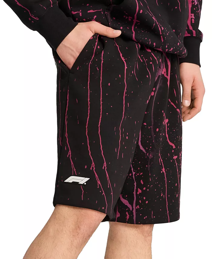 Мужские шорты x F1 с логотипом в стиле сплэттер-краски Puma, черный
Мужские шорты x F1 с логотипом в стиле сплэттер-краски Puma, черный