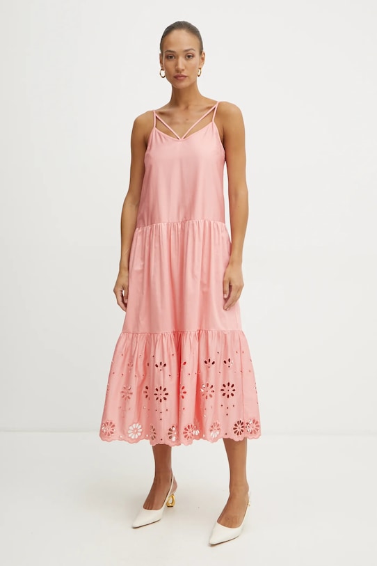 Хлопковое платье Fracomina, оранжевый
Хлопковое платье Fracomina, оранжевый