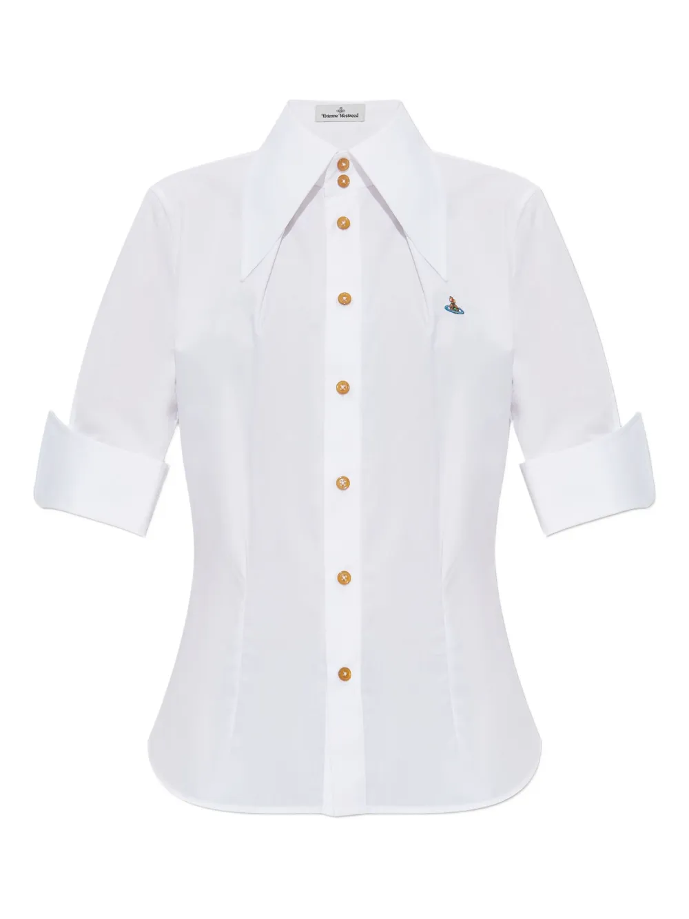 Рубашка с пуговицами спереди, украшенная шарами Vivienne Westwood, белый
Рубашка с пуговицами спереди, украшенная шарами Vivienne Westwood, белый