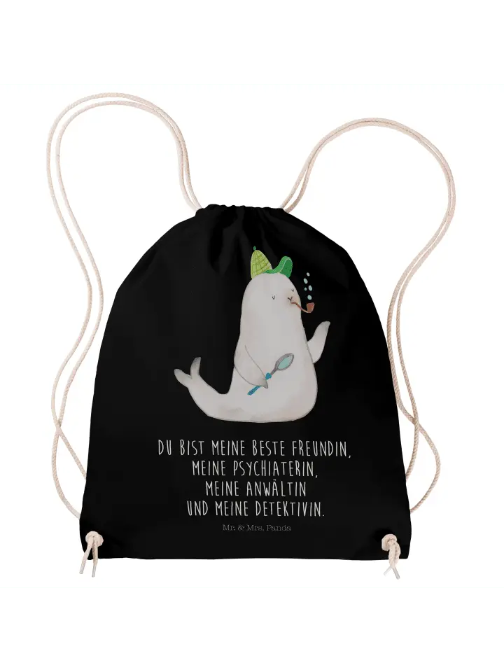 Спортивная сумка Mr & Mrs Panda Sportbeutel Robbe Sherlock, черный
Спортивная сумка Mr & Mrs Panda Sportbeutel Robbe Sherlock, черный