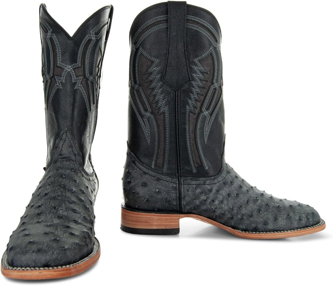 Мужские ковбойские сапоги Soto Boots с экзотическим принтом страуса Out of the Wild, мужские ковбойские сапоги с экзотическим принтом, вестерн сапоги для мужчин H50031, черный
Мужские ковбойские сапоги Soto Boots с экзотическим принтом страуса Out of the Wild, мужские ковбойские сапоги с экзотическим принтом, вестерн сапоги для мужчин H50031, черный