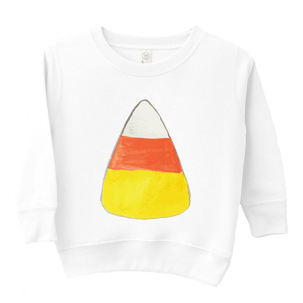 Толстовка с рисунком акварельной кукурузы для малышей Candy Corn The Juniper Shop, белый
Толстовка с рисунком акварельной кукурузы для малышей Candy Corn The Juniper Shop, белый