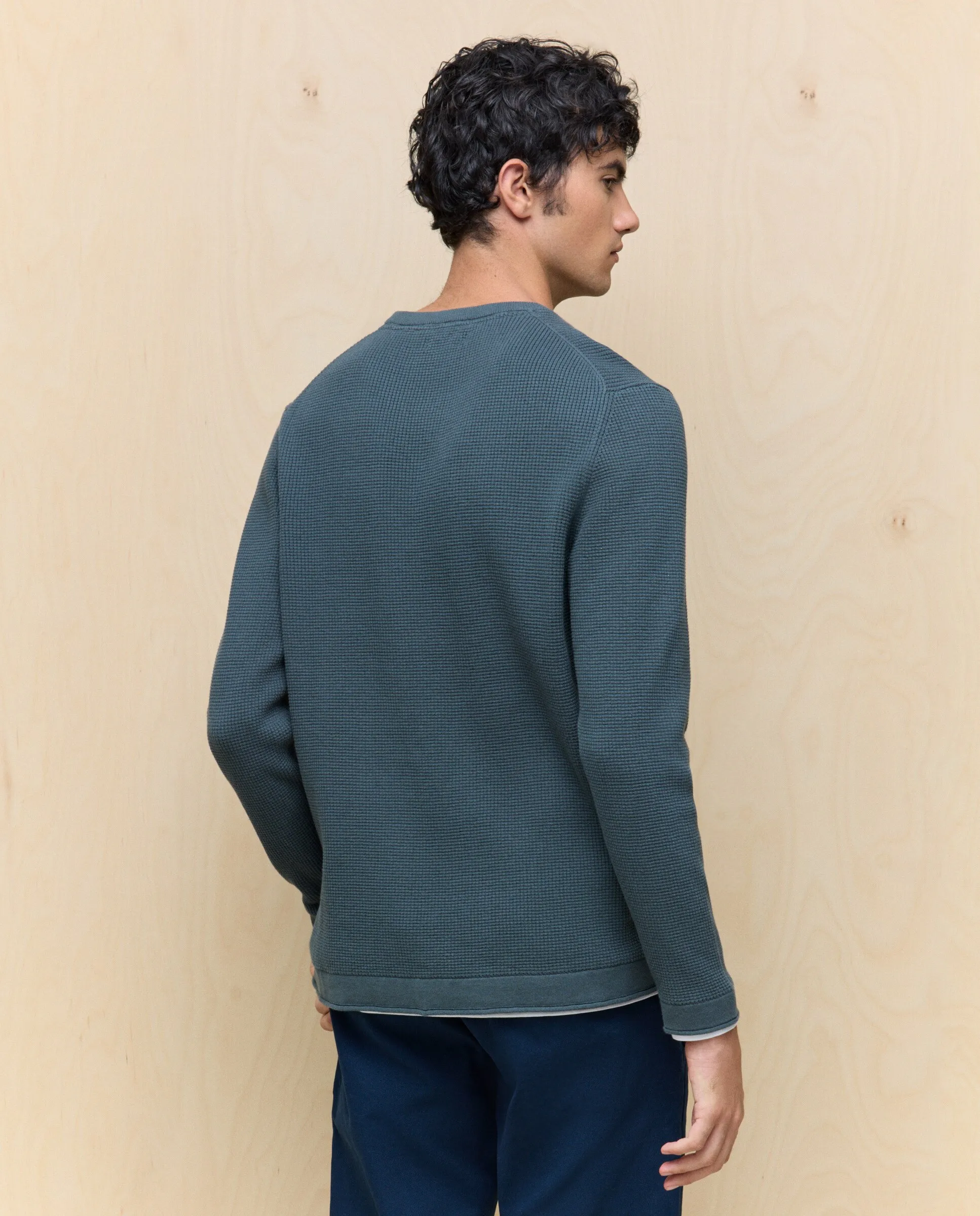 Мужской свитер с круглым вырезом Easy Wear, зеленый
Мужской свитер с круглым вырезом Easy Wear, зеленый